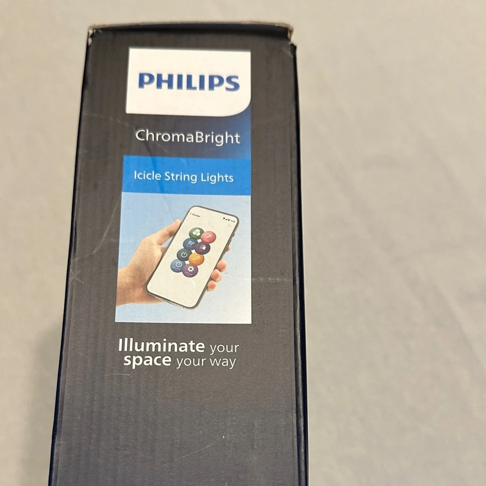 Philips Chroma Bright LED Icicle String Lights